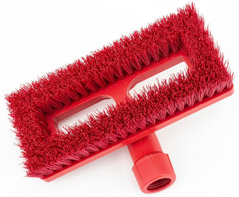 SPARTA 3638831EC05 Polyester Rectangle Scrub Brush | Floor Brush with Swivel Head for Cleaning, 8 Inches, Red