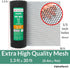 1.3ft 30ft (15.7" 360") AlpineReach Plastic Wire Mesh x Fence Roll with Zip Ties - Ideal for Poultry, Dogs, Rabbit