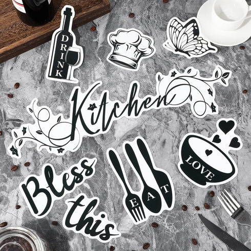 Dishwasher Magnet Decorations, Bless This Kitchen Cover Magnetic Stickers for Home Appliance Garage Car Metal Door