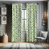 Ambesonne Palm Leaf Window Curtains, Exotic Tropical Leaves Watercolor Art Style Jungle Luau Hawaii, 2-Panel Set 28" x
