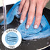 12 12 10 Pack S&T INC. Dish Cleaning Cloths with Poly Scour Side, Microfiber Cleaning Cloths, Assorted, In. x In.