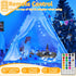 66FT 200 16 Ollny Rope Lights Outdoor Color Changing, LED Waterproof Plug in Christmas Lights with Remote, Colors