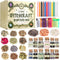 Tassika Witchcraft Starter Kit, Witchcraft Supplies for Wiccan Altar- 63 Pack of Crystals