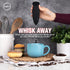 Milk Frother for Coffee with Deluxe Stand, Handheld Foam Maker for Lattes, Electric Whisk for Cappuccino