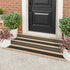 Outdoor Front Door Mat, 2'x4.3', Cotton Machine Washable Reversible Layered Mats for Kitchen/Farmhouse