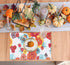 Ruvanti Placemats Set of 6, 100% Cotton 13x19 Inch, Modern Dining Table Decor, Kitchen & Table Linens, Multi Flower