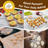 P&P CHEF 12.5 Inch Toaster Oven Pan and Rack Set, 4 Pieces Stainless Steel Baking Pans with Cooling Rack
