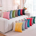 TAOSON Covers,Pack 2 18 18 Inch Velvet Throw Pillow of Soft Decorative Cushion Covers Cases Pink White Patchwork