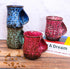 18oz Ceramic Hand Warmer Mug - Novelty Coffee Mug, Microwave and Dishwasher Safe - Blue