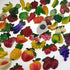 Random 12Pcs Creative 3D Resin Fruit Vegetables Fridge Magnets - Funny Cute Decoration Accessories for Office School