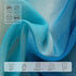 Yancorp Sheer Curtain Semi Bedroom Curtains, 63 inches Length Linen Blue Beige Ombre Rod Pocket Drapes for Kids Window