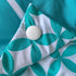White Cloth Magnetic Duvet Clips with Magnetic Key - Pack of 16 Comforter Fasteners, Holds up to 10lbs