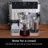 28 oz. Ninja Luxe Caf Shareable Pitcher, for Espresso and Coffee, Glass Carafe, Hot or Iced, Espresso Machine