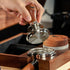 54mm Espresso Tamper for Breville Espresso Machines V2, Rosewood KNODOS Auto Leveling Double Spring Loaded Design