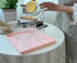 11 Inch Countertop, Pink Square Tray - Decorative Organizer Tray for Vanity, Bathroom Coffee Table & Ottoman |