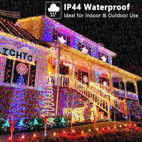98ft 300 Dimmable BrizLabs Color Changing Smart Christmas Lights, LED App & Voice Control Christmas String Lights, Warm