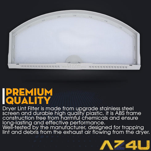 Replacement Dryer Lint Screen for GE Gas Dryer Models GTD65EBSJ3WS, GTX22EASK0WW, GTD45EASJ2WS, and more
