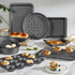 HONGBAKE Muffin Pan for Baking, Nonstick 12 Cup Cupcake Tin, 2 Pack Premium Cheesecake Pans, Dishwasher Safe - Dark Grey