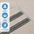 3-Piece Set, 1 1 1 Superior Cotton Towel Zero Twist, Ribbed Geometric, Bathroom Essentials, Shower, Spa, Luxury Plush