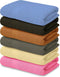 QUBA LINEN 100% Cotton Bath Towels-27x54inch - 6 Pack Shower Towels - Light Weight,