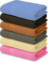 QUBA LINEN 100% Cotton Bath Towels-27x54inch - 6 Pack Shower Towels - Light Weight,