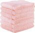 Mother-Earth 6-Pack Bath Washcloths 12"x12" - Soft and Absorbent Face Towels, Quick-Drying