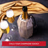 Vacu Vin Active Cooler Champagne Chiller - Reusable, Flexible Wine Bottle Cooler - Platinum, Gold - Champagne Cooler