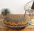 32" Large Round Mandala Hippie Floor Pillow Cover - Hippie Cushion Cover - Ombre Pouf shams - Meditation Seating