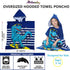 3-10 Dinosaur Beach Towel with Hood for Years Boys and Girls Hooded Towels Bath Robe for Kids