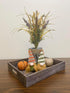 Admired By Nature 14 Stems Artificial Flowers Cattail Wheat Mixed Bush Arrangement for Home Decor, Weddings