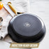 Blue Diamond Gold 10" Frying Pan Skillet, Ceramic Nonstick, PFAS Free, Induction Suitable, Dishwasher Safe