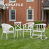 Fitfree Set 2, 17 16 Inch, Outdoor Chair Cushions, Fade-Resistant & Water-Resistant, D Shaped Patio Furniture Seat