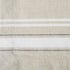 DII French Stripe Dining Table Placemat Set, 6 Piece, 13x19 Inches, Taupe/White, Farmhouse Style