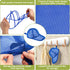 1 Pack Hat Washer Cage for Baseball Caps, Foldable Hat Cleaner for Washing Machine & Dishwasher, Blue