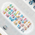 ShineCozy 35 15.3 Inch, Cute Cartoon Non-Slip Bath Mat for Tub - Anti-Slip Kids Bathtub Mat, Slip-Resistant Shower Mat