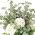 6 Pcs Eucalyptus Stems, 27'' Greenery Leaf Spray, Artificial Floral Plants for Home Party Wedding Decoration
