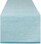 DII Fine Ribbed Collection Eco-Friendly Table Runner, 13x72, Storm Blue