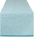 DII Fine Ribbed Collection Eco-Friendly Table Runner, 13x72, Storm Blue