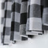Window Curtain Valances 18 inches Long, Buffalo Check Small Valance Curtain for Living Room Bedroom