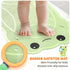 30"x18" Baby Bath Mat for Tub Non Slip Bathtub Mat Ruber Cartoon Frog Shower Mats for Toddlers and Kids Cute Bath Mats