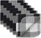 DII Scrubber Dishcloths Collection Windowpane Dishrag Set, 12x12, Black Buffalo Check, 6