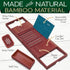 Set, SereneLife Premium Bathtub Tray Caddy with Gift Box and Bow Expandable Bath Tray, Unique House Warming Gifts