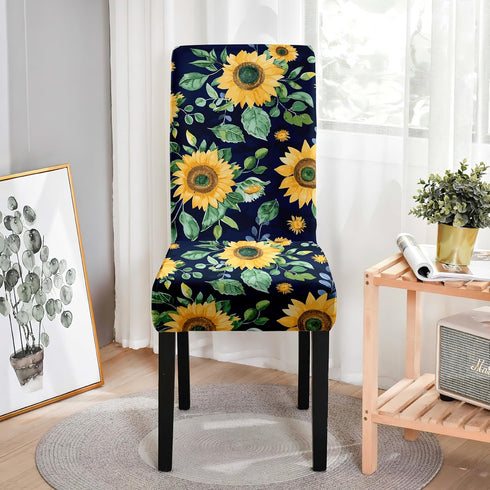 Set 6, Chair Covers for Dining Chair of Stretchy Soft Parson Chair Covers Removable Washable Kitchen Dining Room Chair