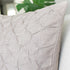 The White Petals Faux Linen Throw Pillow Covers - Pinch Pleat, 18x18 inch, Pack of 2, Natural Oatmeal