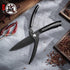 MITSUMOTO SAKARI Japanese Kitchen Scissors Heavy Duty, Titanium Plating Alloy Steel Poultry Shears with Non-Slip