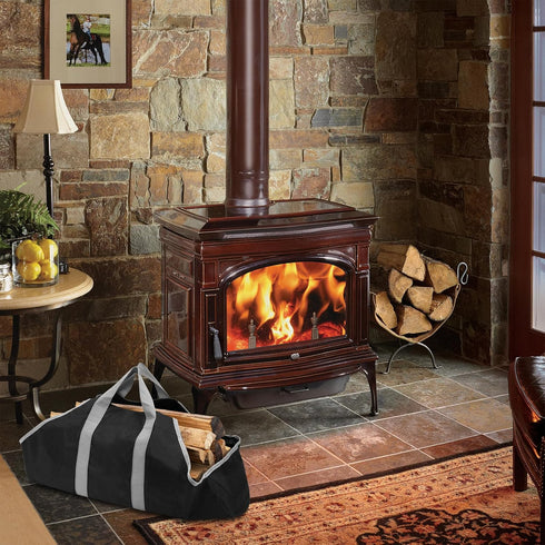 Stanbroil Canvas Firewood Carrier Bag, Durable Log Tote with Handles for Wood Fire Stove, Outdoor Camping