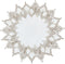 White Linen Doily 15 inches Round Neutral Earth Tones Beige Lace Coffee