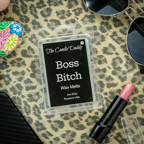 Boss Bitch Apple Maple Bourbon Scented Wax Melt Cubes, Maximum Scented, 2 Ounce Package