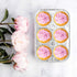 PLASTICPRO Aluminum Foil Muffin Pans, Reusable and Disposable, Holds 6 Cupcakes/Muffins, Pack of 10