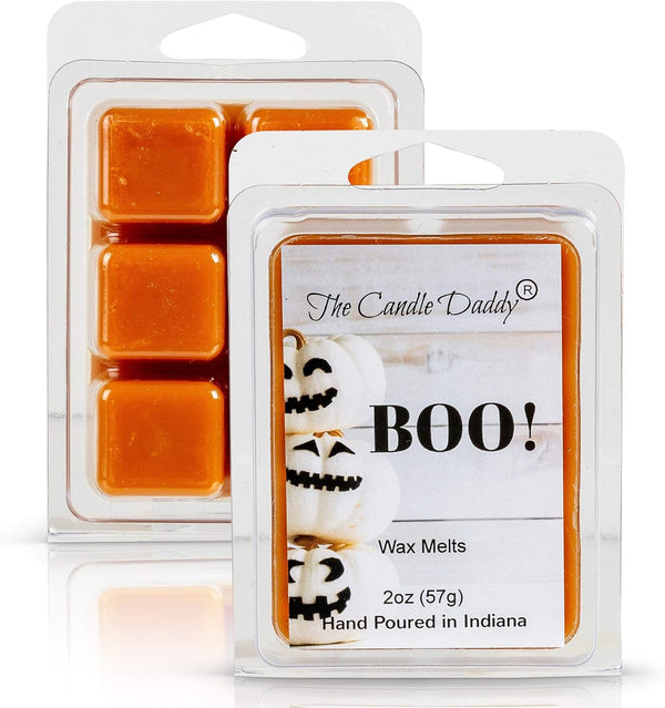 The Candle Daddy Boo! Pumpkin Spice Scented Wax Cube Melts, 1 Pack, 2 Ounces, 6 Cubes